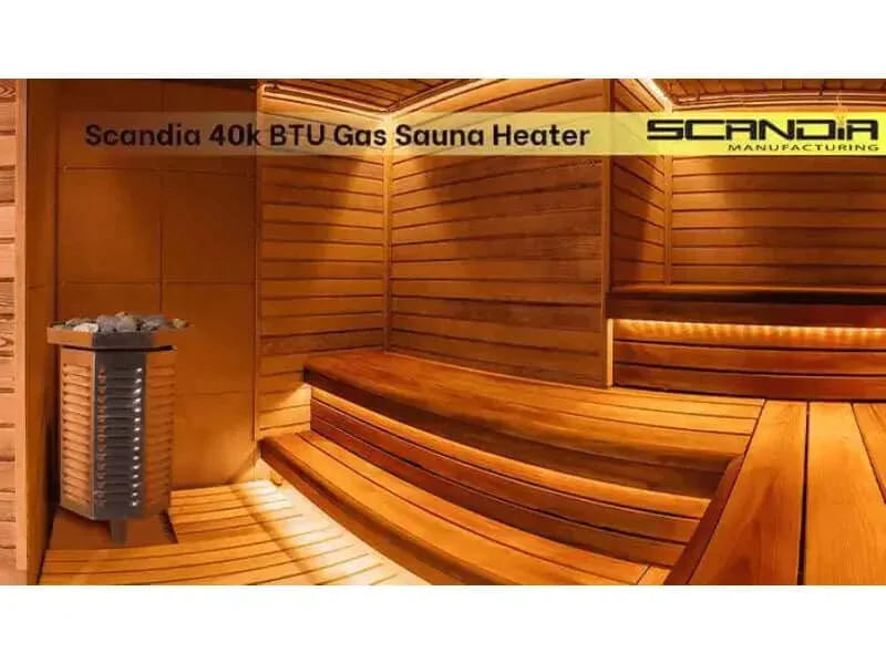 Scandia 40K BTU Gas Sauna Heater