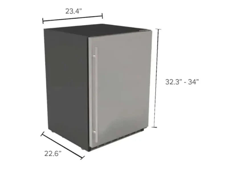 Summerset 24" 5.1c Outdoor Rated Refridgerator